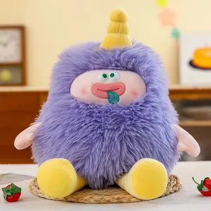 عروسک طرح هیولا مدل تکشاخ چشم کد JI110 ارتفاع 45 سانتی‌متر