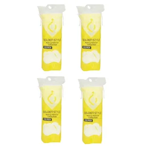 پد پاک‌کننده آرایش صورت گلدن استایل مدل 03 4 بسته 100 عددی