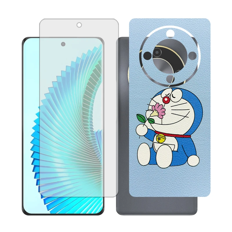 محافظ صفحه نمایش مات گلس مدل Together مناسب برای گوشی موبایل آنر X9b به همراه برچسب پوششی پشت گوشی