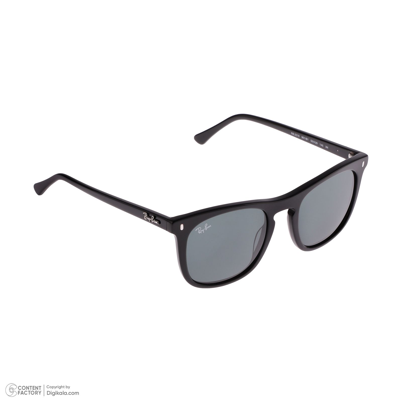 عینک آفتابی ویفرر (Wayfarer) ری بن مدل 0RB2210-901-B1 -  - 5