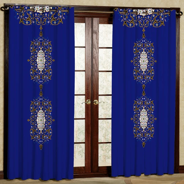 پرده مدل مخمل پانچی کد 7530 سایز 280x140 سانتی متر