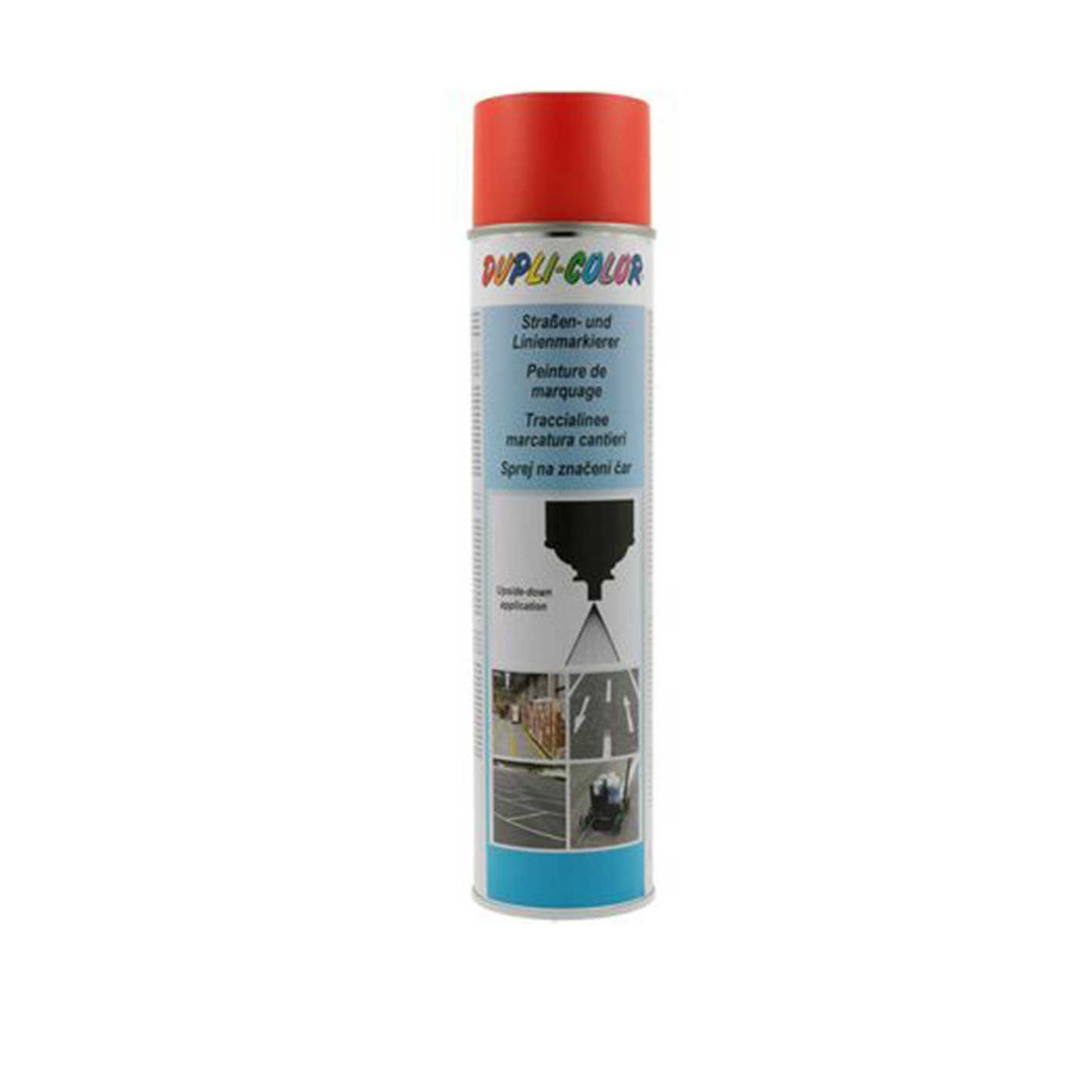 اسپری رنگ مارکر قرمز دوپلی کالر مدل Linemarker حجم 600 میلی لیتر