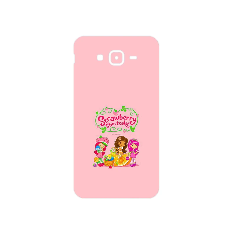 برچسب پوششی ماهوت مدل Strawberry Shortcake مناسب برای گوشی موبایل سامسونگ Galaxy J7 Core