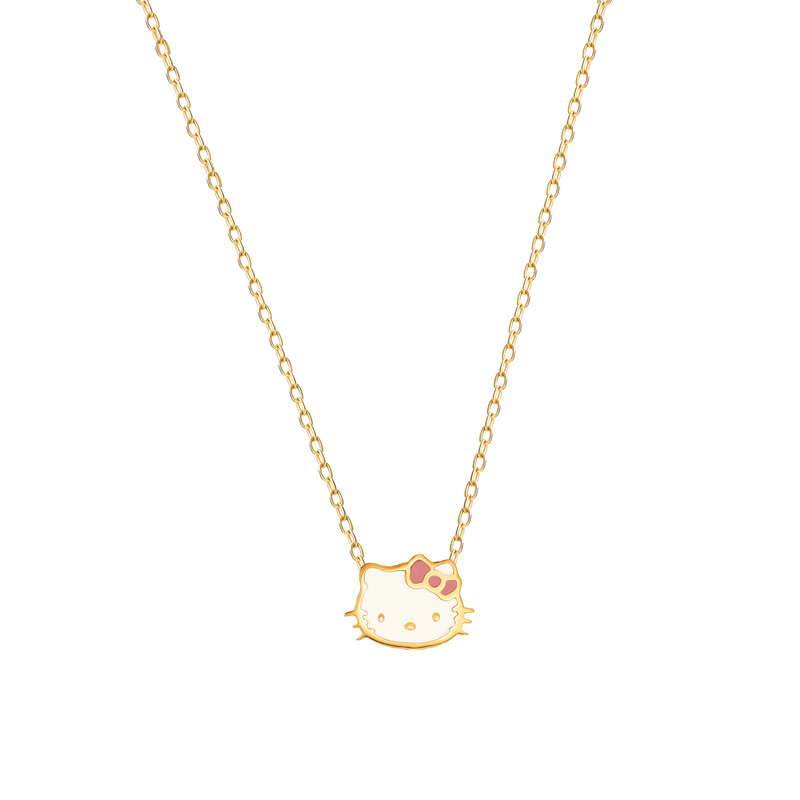 گردنبند طلا 18 عیار دخترانه ماوی گالری مدل کیتی