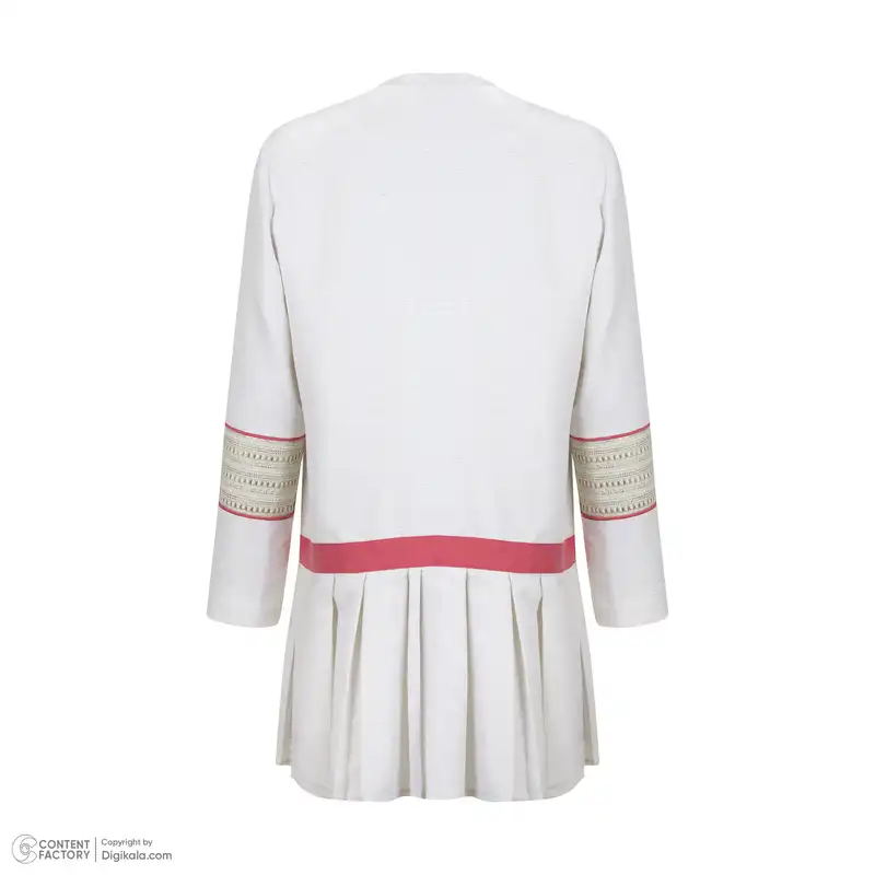 مانتو زنانه نغمه مدل چین دار 02