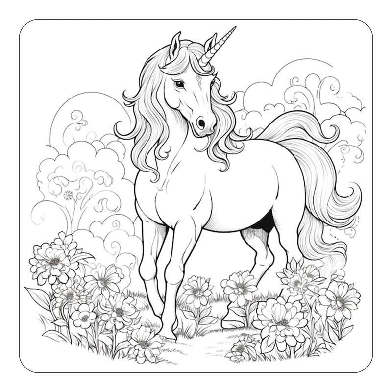 مگنت کاکتی طرح اسب تک شاخ و یونیکورن مدل mp32756