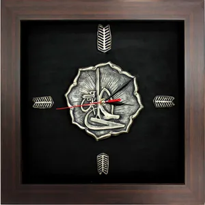 ساعت دیواری دست نگار طرح یا علی