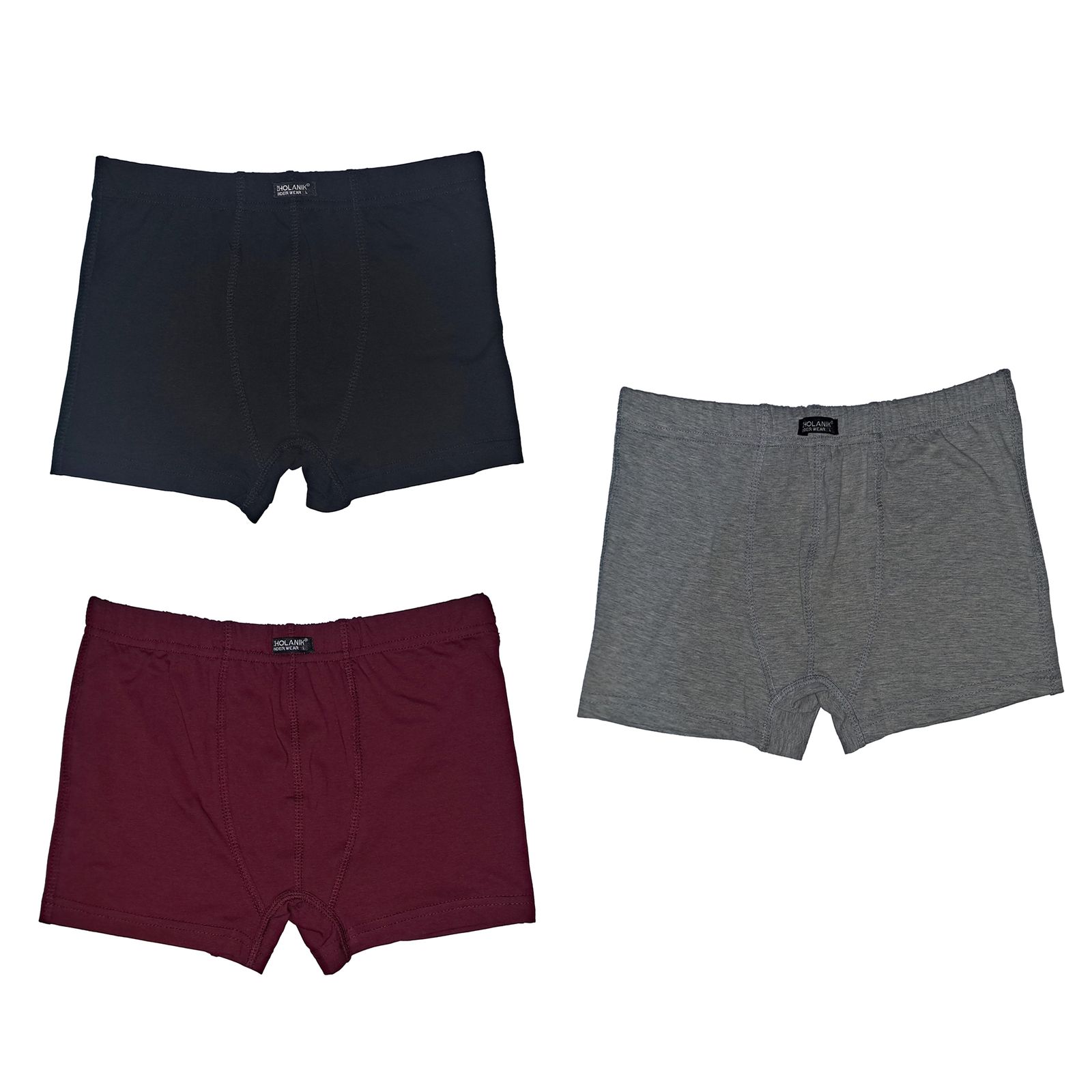 شورت مردانه ژولانیک مدل نیم پا کد DENA بسته سه عددی - - 1