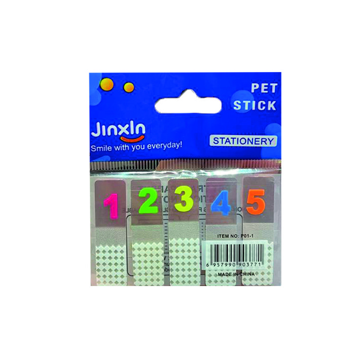 کاغذ یادداشت چسب دار مدل اعداد بسته 5 عددی