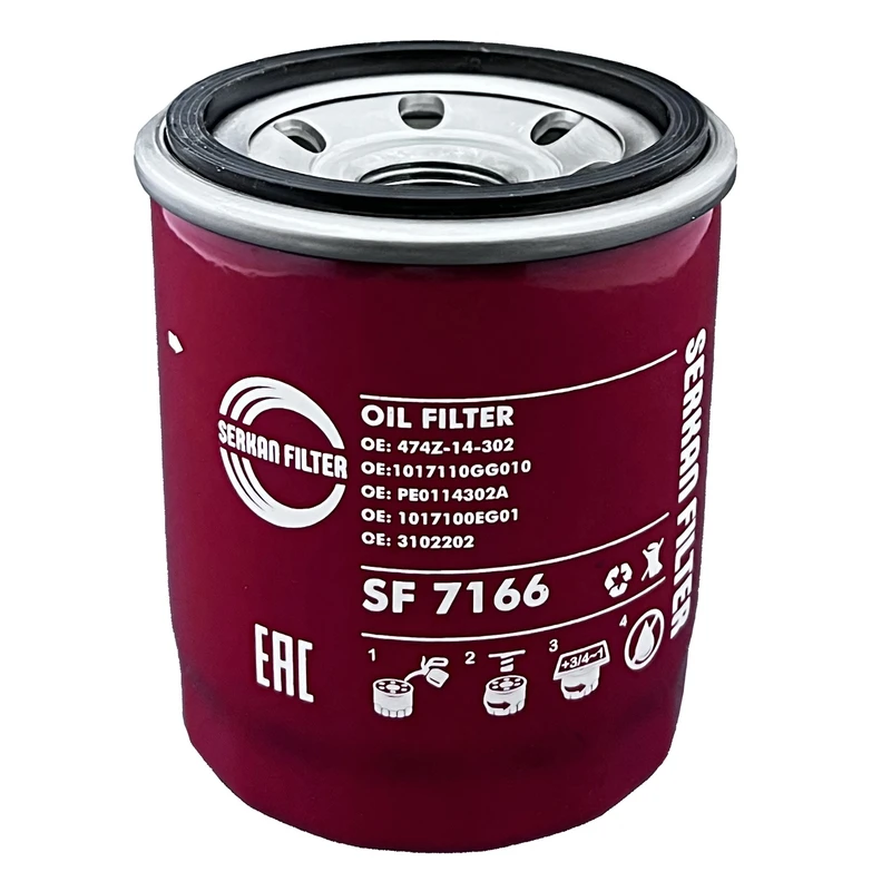 فیلتر روغن خودرو سرکان مدل SF 7166 مناسب برای مزدا 2 و وانت مزدا 2000