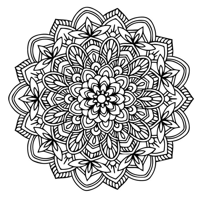 کتاب رنگ آمیزی بزرگسالان ماندالا طبیعت اثر حسین سعیدی انتشارات کاردستی