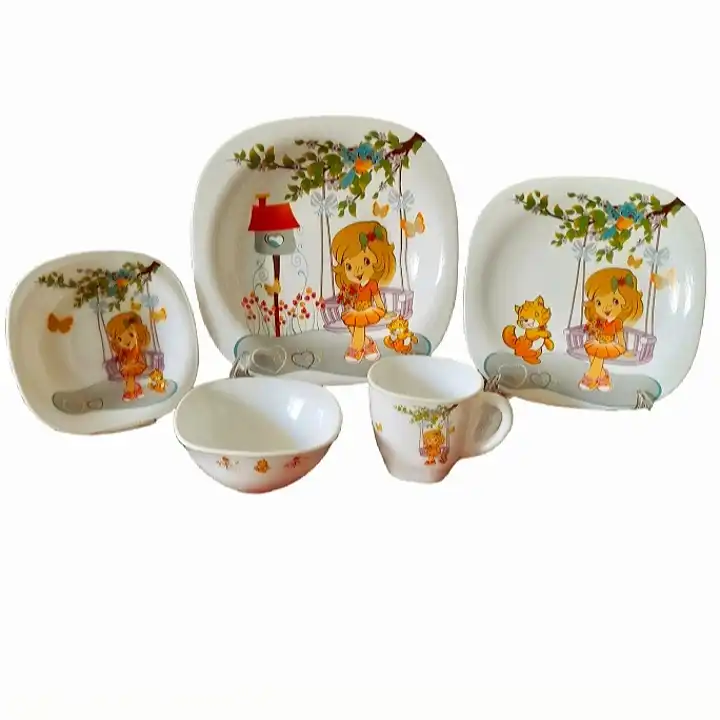 سرویس غذاخوری 5 تکه کودک پارس اوپال کد 57