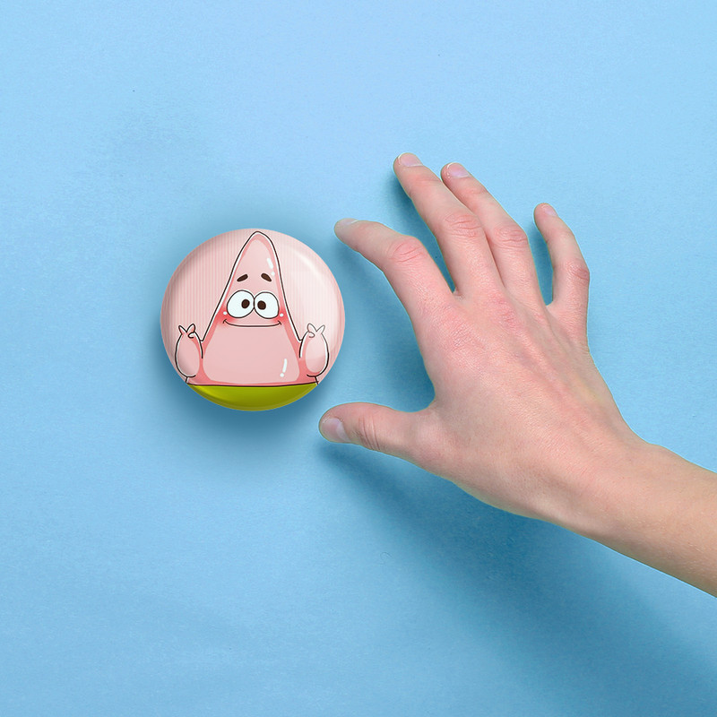 آینه جیبی خندالو مدل باب اسفنجی و پاتریک  کد 1319