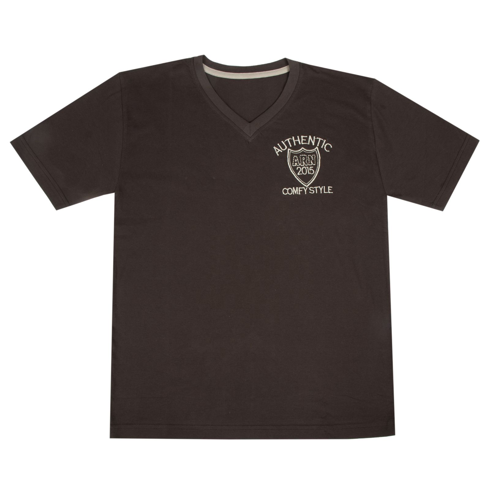 تی شرت آستین کوتاه مردانه آریان نخ باف مدل 1847 -  - 4