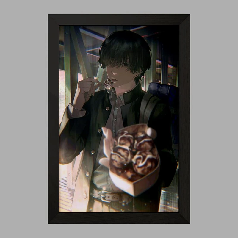 تابلو خندالو مدل یوشیدا انیمه مرد اره ای Chainsaw Man  کد 22339