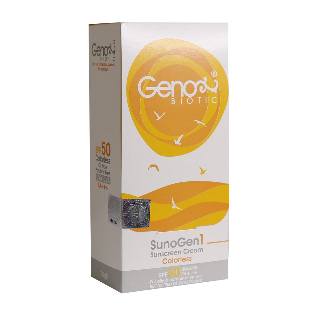 کرم ضد آفتاب ژنوبایوتیک مدل SunoGen1 حجم 50 میلی لیتر -  - 2