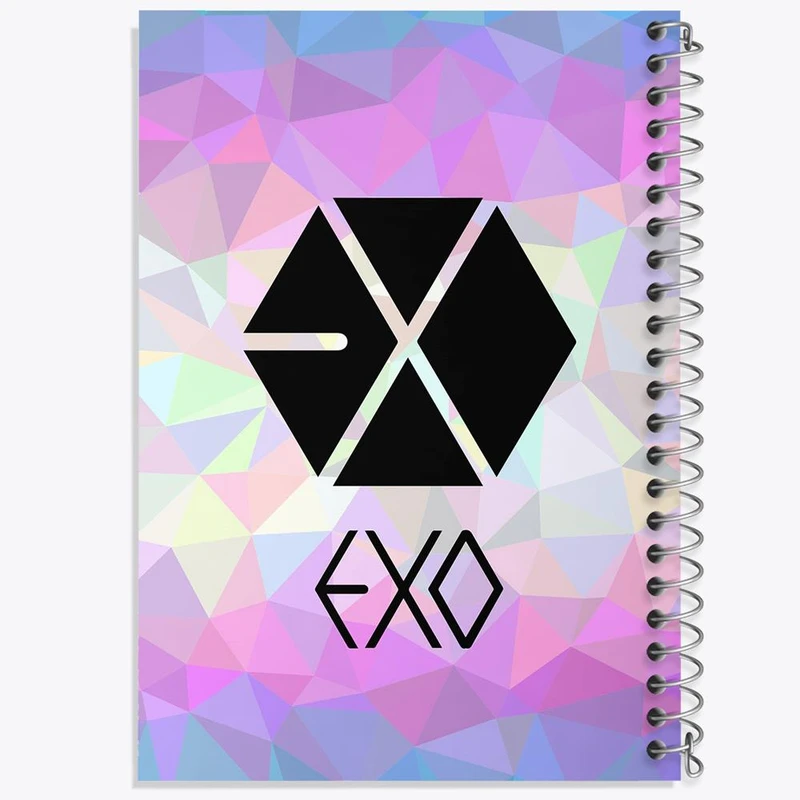 دفتر لیست خرید 50 برگ خندالو طرح گروه اکسو EXO کد 13663