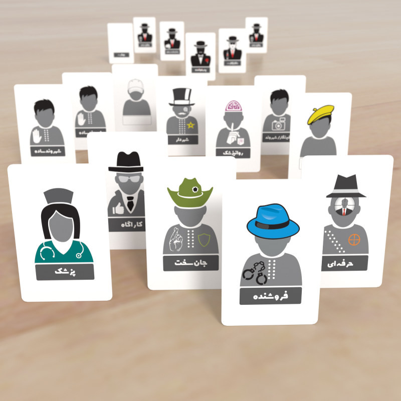 بازی فکری مدل کارت مافیا BLK مجموعه 3 عددی