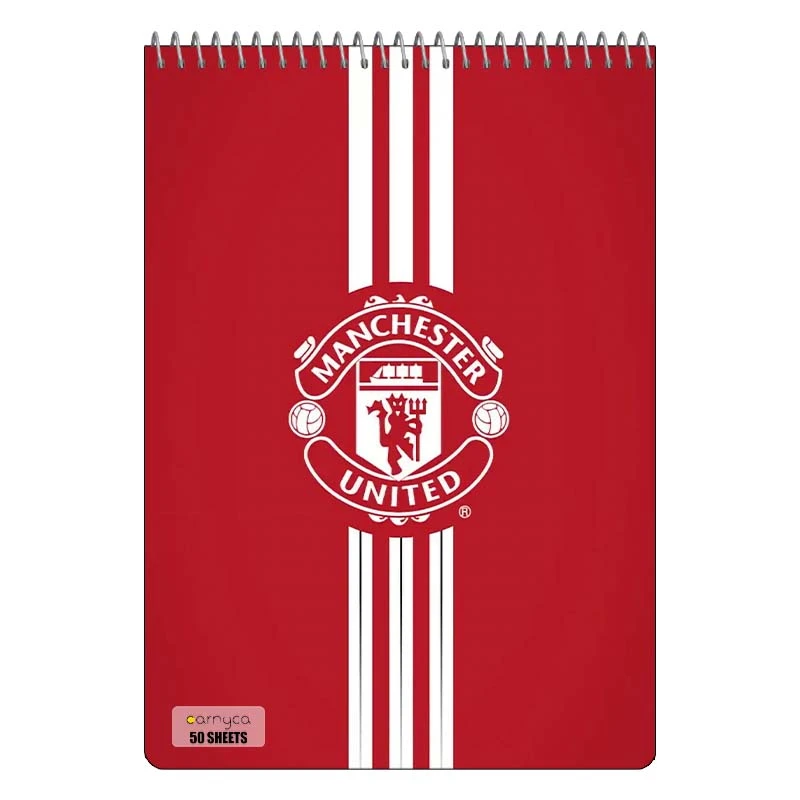 دفتر نقاشی 50 برگ سیمی کارنیکا طرح منچستر یونایتد Manchester United کد 67533