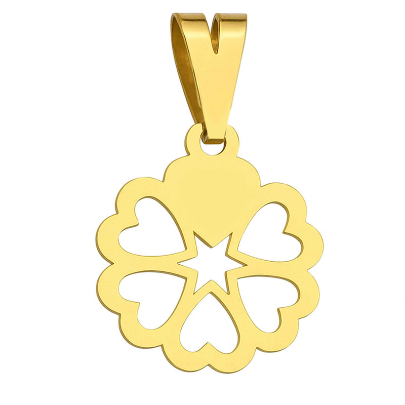 آویز گردنبند طلا 18 عیار زنانه گالری صادقی طرح قلب