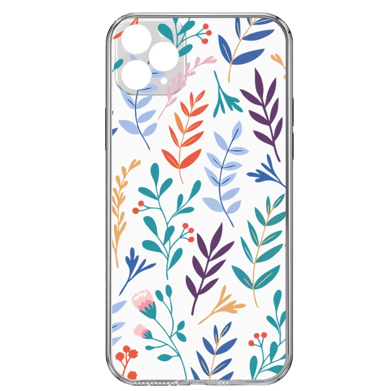 کاور طرح Tiny Leaves مناسب برای گوشی موبایل اپل IPhone 13 Pro