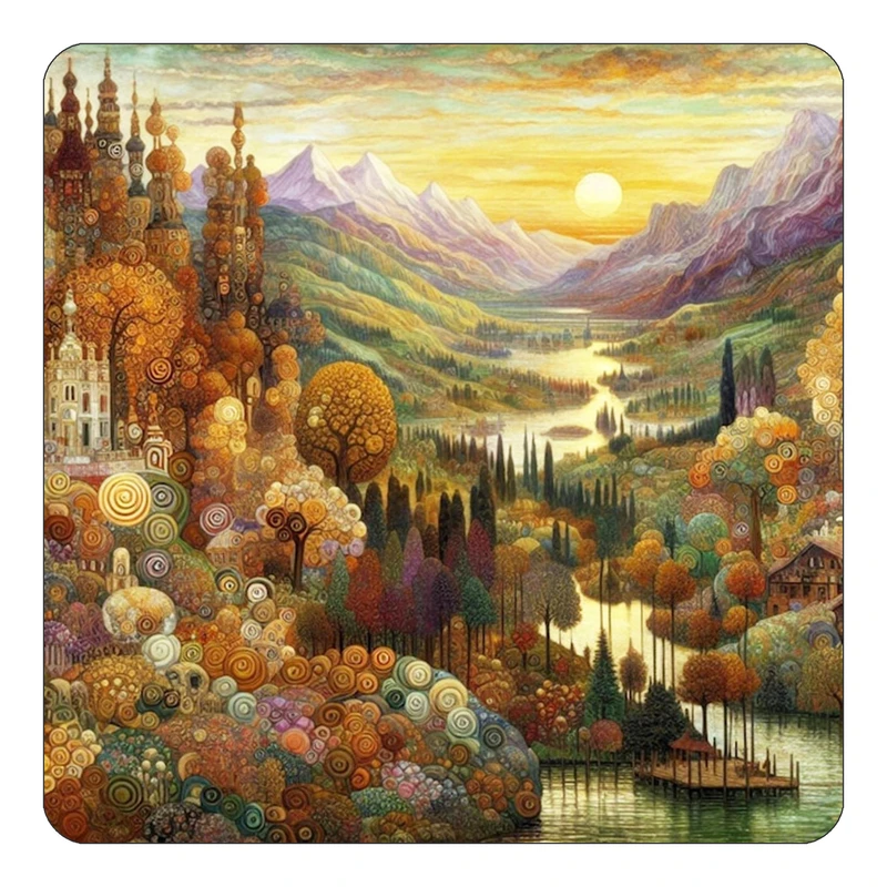 مگنت کاکتی طرح نقاشی رنگ روغن مدل mp70584