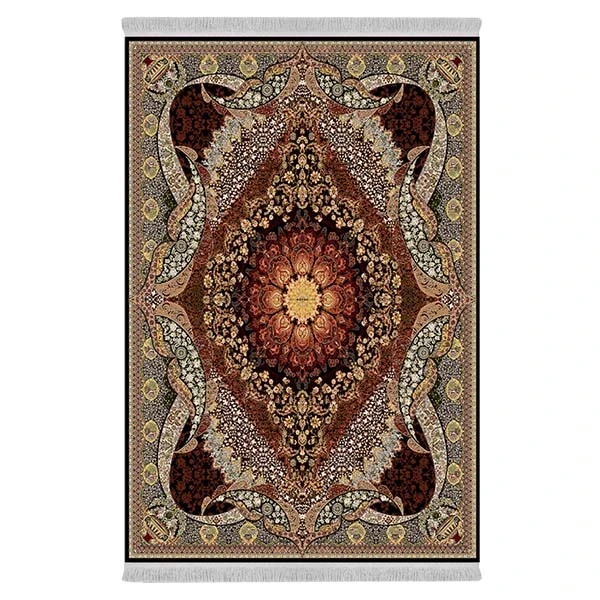 فرش پارچه‌ای دفه مدل فرشینه طرح مدرن  کد 8083