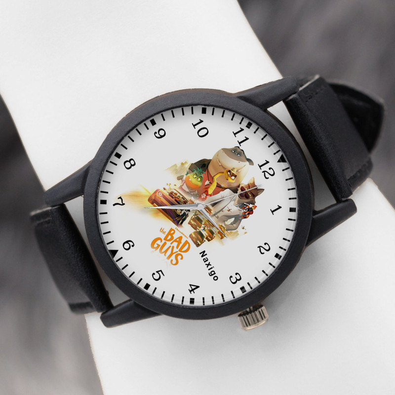 ساعت مچی عقربه ای ناکسیگو مدل بچه‌های بد کد LF14074