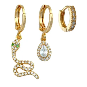 گوشواره زنانه وای اس ایکس مدل مار کد E4167 مجموعه 3 عددی