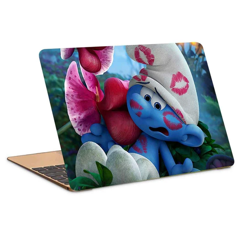 استیکر لپ تاپ طرح smurfs 5کد c-865مناسب برای لپ تاپ 15.6 اینچ