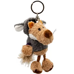 آویز عروسکی نیکی طرح گرگ مدل Wolf Keyring