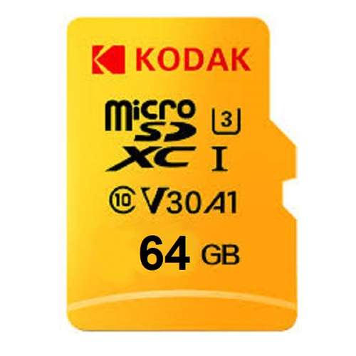 کارت حافظه microSDXC کداک کلاس 10 استاندارد UHS-I U3 سرعت 100MBps ظرفیت 64 گیگابایت