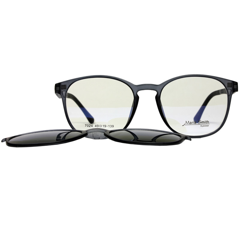 فریم عینک طبی ماریااسمیت مدل 7024 به همراه کاور آفتابی