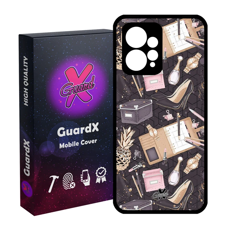 کاور گارد ایکس طرح دخترانه مدل Glass10310 مناسب برای گوشی موبایل شیائومی Redmi Note 12 4G