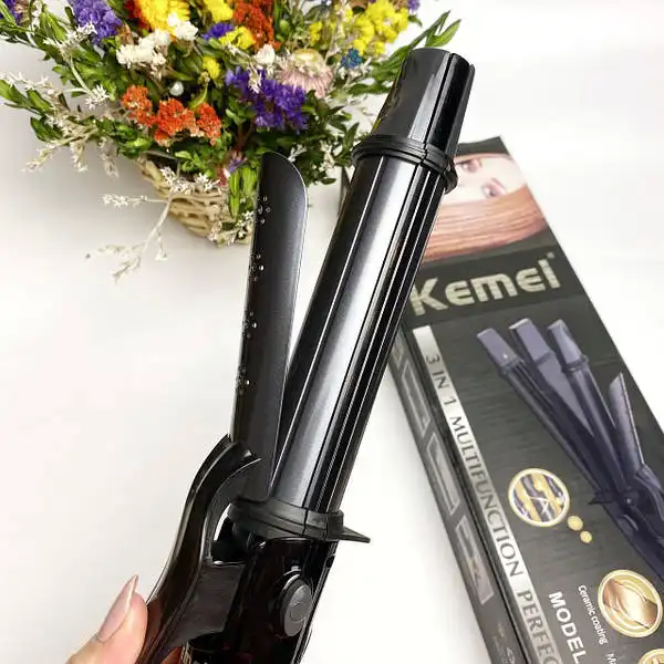 اتو و حالت دهنده ی مو کیمی مدل Km-988