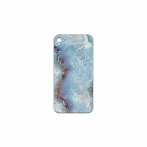 MAHOOT Blue Ocean Marble Cover Sticker for Apple iPhone 4s
