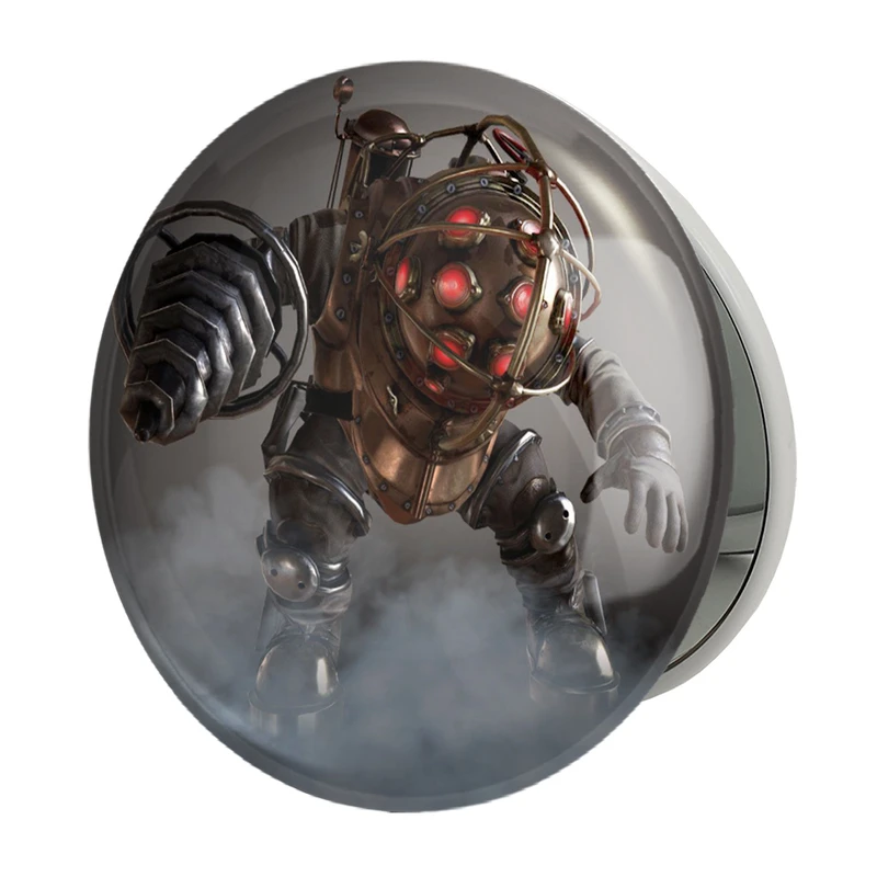 آینه جیبی خندالو طرح بازی بایوشاک (Bioshock) مدل تاشو کد 31349