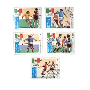 تمبر یادگاری مدل فوتبال کد DS2496 مجموعه 5 عددی