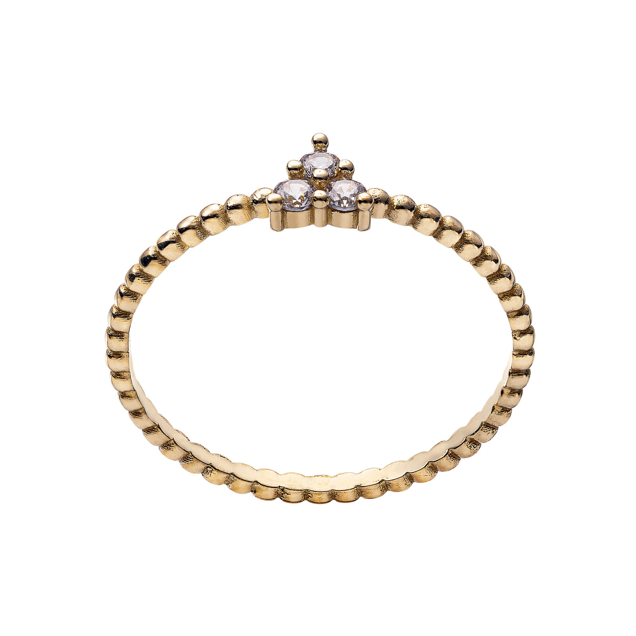 انگشتر طلا 18 عیار زنانه جواهری سون مدل 3356 -  - 5
