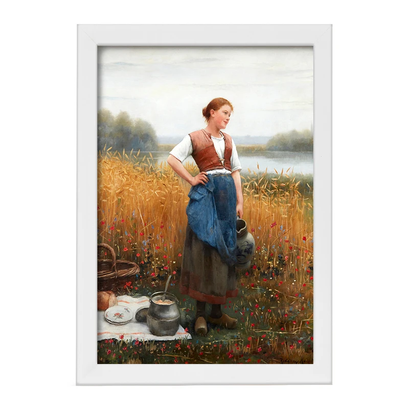 تابلو خندالو مدل نقاشی مکث نیمروز اثر دانیل ریدوی نایت کد F12454