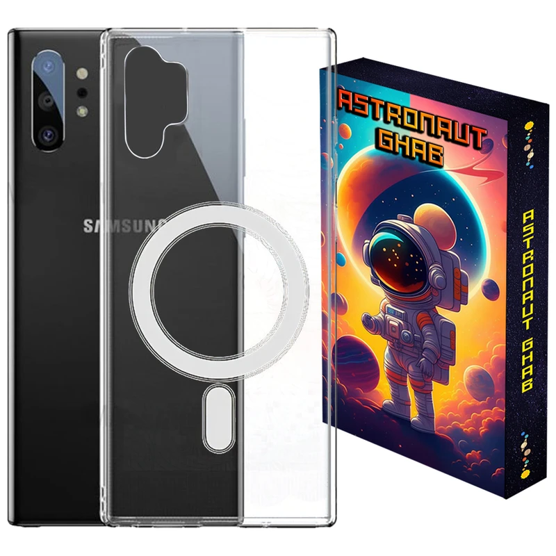 کاور استرونات قاب مدل مگ سیف طرح Super مناسب برای گوشی موبایل سامسونگ Galaxy Note 10 Plus