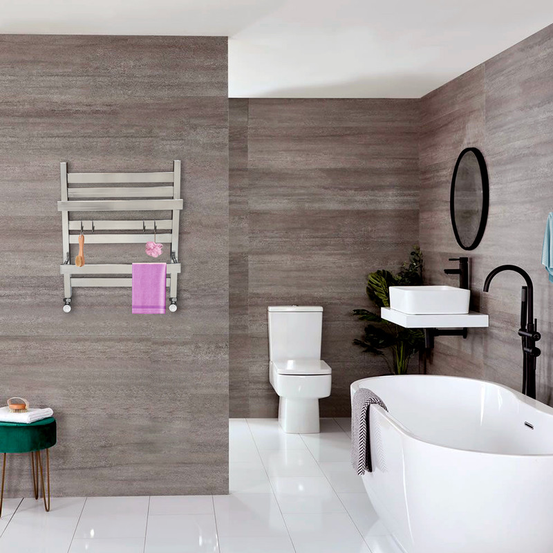 رادیاتور حوله خشک کن هاتیپس مدل BITA 50*60 STEEL فلت