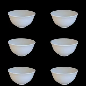   پیاله ماست خوری مدل گرد بسته ۶ عددی 