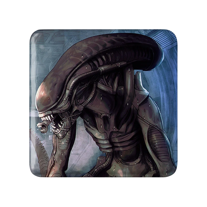 مگنت خندالو طرح بازی بیگانه (Alien) مدل مربعی کد 32779