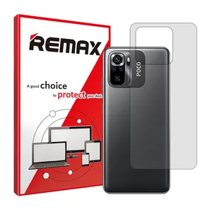 Remax brand shockproof clear back protector glass for Xiaomi Poco M5s
