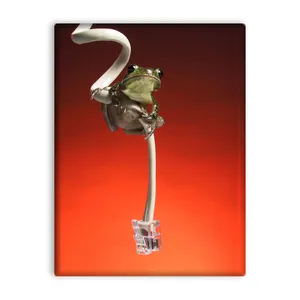 کاشی اطلس آبی طرح قورباقه و کابل مدل T5891
