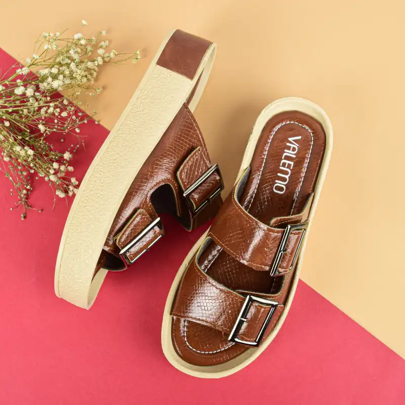 دمپایی زنانه والمو مدل نابارا کد HN.2933