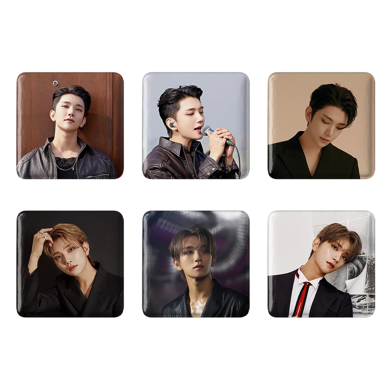 مگنت خندالو طرح جاشوآ گروه سونتین Seventeen کد 1299B مجموعه 6 عددی