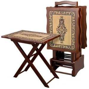 میز عسلی مدل tp کد 442 مجموعه 4 عددی