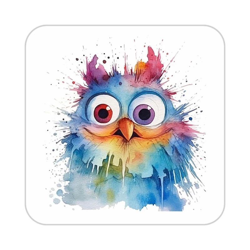 زیر لیوانی کاکتی طرح حیوانات رنگی مدل mp26263